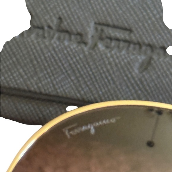 Salvatore Ferragamo Gold Sunglasses 100% Authentic comes with case & cloth main image 10